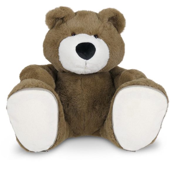 Knuffels met verwisselbare zooltjes
