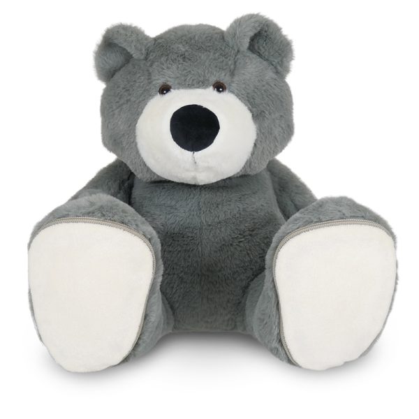 Knuffel beer met geborduurde voetjes - Afbeelding 9