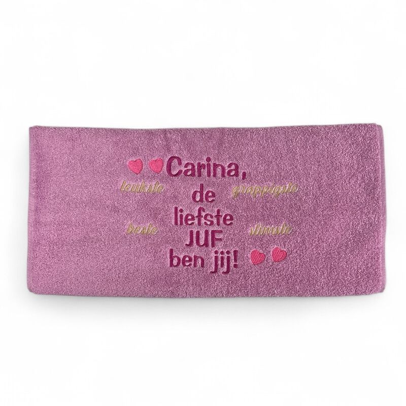 Handdoek voor de Juf