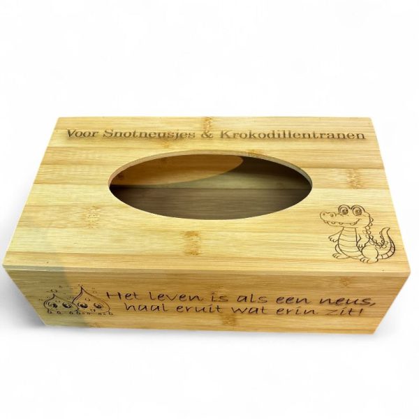 Houten Tissuebox